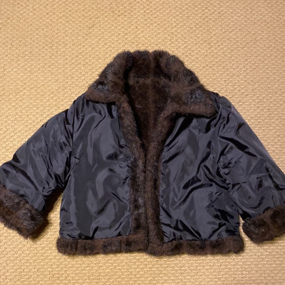 Vintage faux fur reversible jacket - Picture 3 of 8